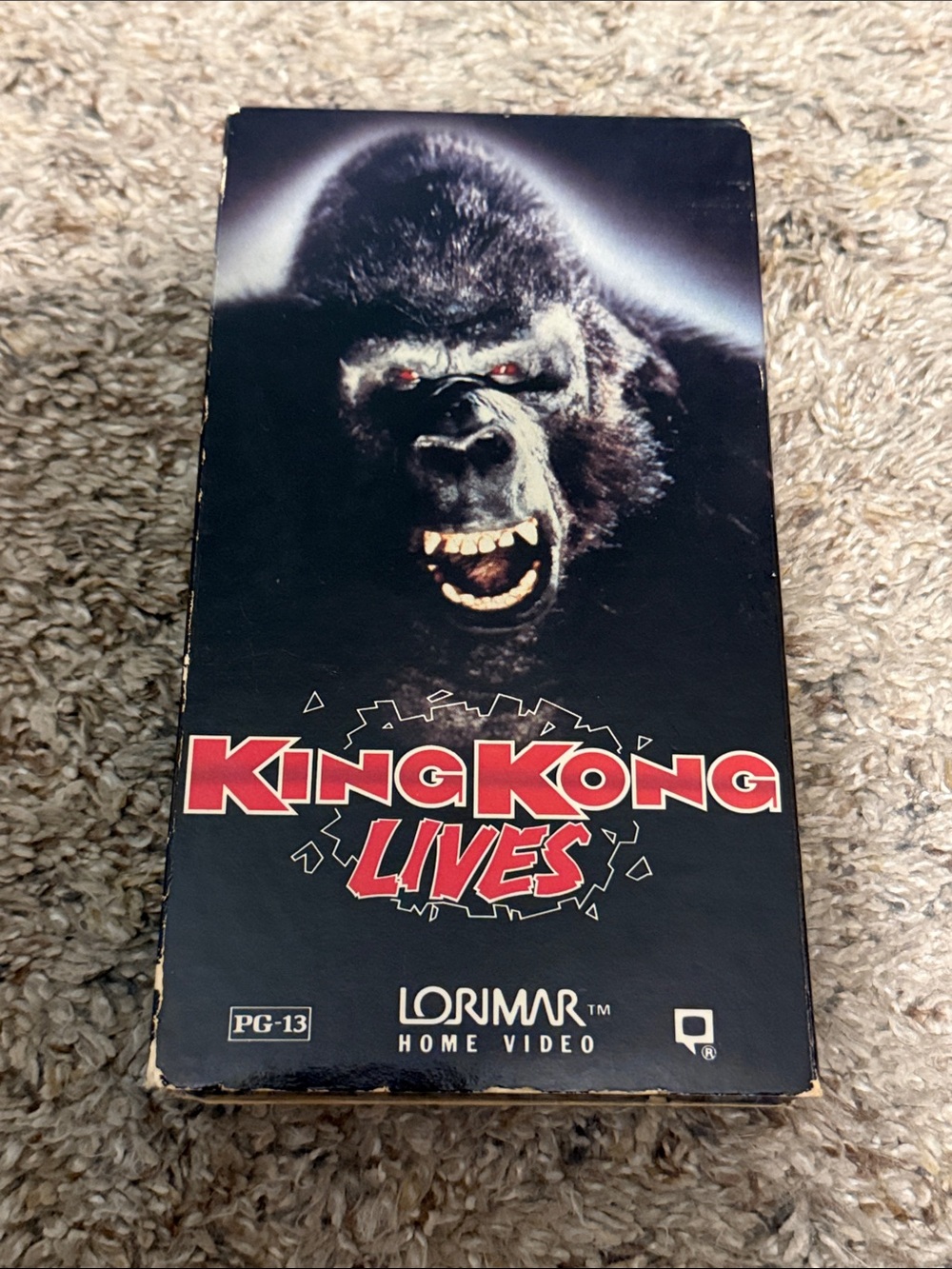 King Kong Lives VHS Tape